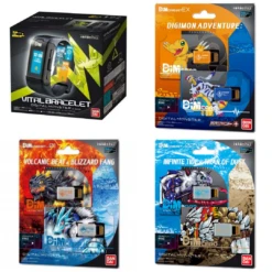 Bandai Digimon Vital Bracelet Digital Monster Ver. Black (Bundle)