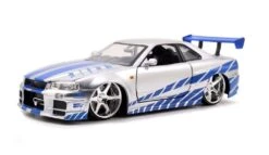 Jada Fast & Furious 1:24 Brian's Nissan Skyline (R34) - Damaged Box